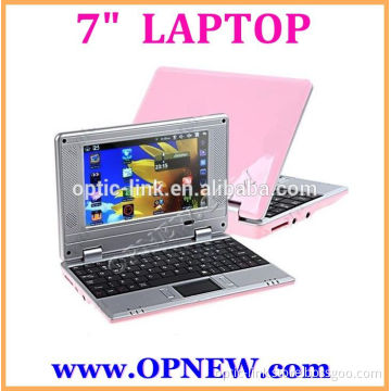 Cheap 7" dual core laptop PC Laptop computer wm8880 1.52Ghz Android 4.4 with WIFI HDM RJ45 USB port netbook OPNEW wholesale
